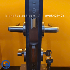 Bộ khóa tay gạt YALE YTLH-016, Inox Mờ