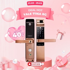 Khóa Thông Minh Yale YDM 7116A RG (YDM7116ARG/ YDM7116A RG)