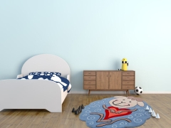 Thảm trang trí cho bé trai màu xanh mã MAG 307 - BLUE