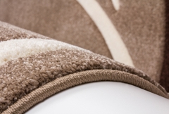 Thảm hiện đại trang trí cho phòng khách thêm sang màu nâu đất LAM 466 - BEIGE IVORY.