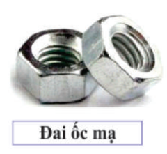 Ecu, đai ốc, đệm vênh, đệm phẳng