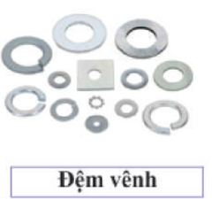 Ecu, đai ốc, đệm vênh, đệm phẳng