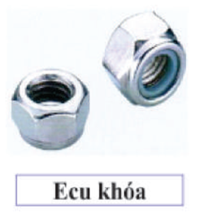 Ecu, đai ốc, đệm vênh, đệm phẳng