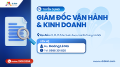 TUYỂN DỤNG VỊ TRÍ: GIÁM ĐỐC VẬN HÀNH VÀ KINH DOANH