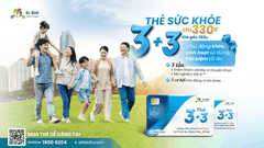 Thẻ Sức Khỏe 3+3: Khám bệnh tiết kiệm, sống khỏe mỗi ngày