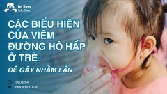 Các biểu hiện của viêm đường hô hấp ở trẻ dễ gây nhầm lẫn