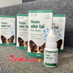 THUỐC NHỎ TAI VEMEDIM TRỊ VIÊM TAI CHO CHÓ MÈO