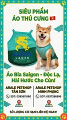ÁO 2 DÂY BIA SÀI GÒN DÀNH CHO CHÓ MÈO