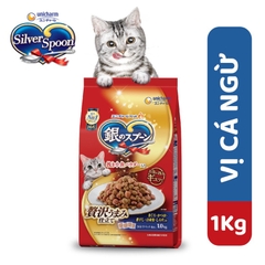 THỨC ĂN HẠT CHO MÈO SILVER SPOON - VỊ CÁ NGỪ 1KG