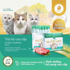 CAT CANDY'S NUTRI LICK – GEL DINH DƯỠNG BỔ SUNG CAO CẤP CHO MÈO