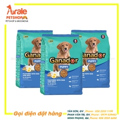 THỨC ĂN HẠT CHO CHÓ CON GANADOR PUPPY-  VỊ TRỨNG & SỮA