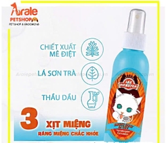 XỊT VỆ SINH RĂNG MIỆNG CHO MÈO LEE&WEBSTER - 130ML