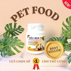 SIÊU MEN 50G - Bảo vệ hệ tiêu hóa thú cưng