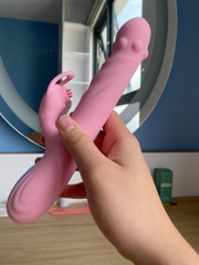 Sextoy Dildo rung ngoáy thụt bi nổi cộm - DV265
