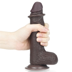 Dương Vật Lovetoy 2 lớp Màu Nâu Socola - DV258