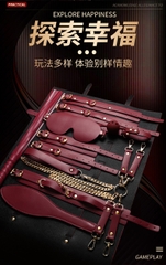 Bộ BDSM Da Siêu Bền Móc Hợp Kim