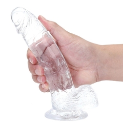 Dương Vật Hít Tường Trong Suốt Cỡ To 4.5x21cm