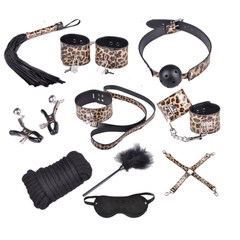 Sextoy bạo dâm da báo 10 món - BD03