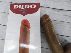 Dương vật rung lắc cỡ to da nâu sậm 7 Tốc Độ - DV242