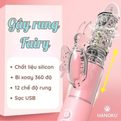 Gậy Rung Thụt Có Gai bi xoay - DV262