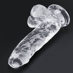 Dương Vật Hít Tường Trong Suốt Cỡ To 4.5x21cm