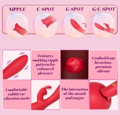 Máy Rung Điểm G Rung Hút Đa Điểm - MX106