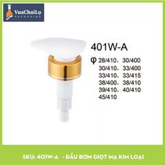 Đầu Bơm Giọt Mạ Kim Loại 401W-A