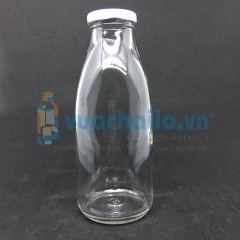 Chai Thủy Tinh Dáng Tròn 500ml