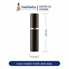Chai Chiết Nước Hoa Nhôm 5ML 