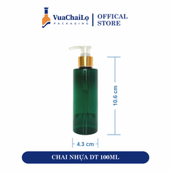 Chai Nhựa Dáng Trụ 100ML