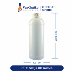 Chai Dược Phẩm Nhựa HDPE 1000ML
