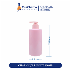 Chai Nhựa Pet 300ml Dáng Lùn