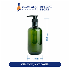 Chai Nhựa Vai Bầu 500ML