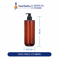 Chai Nhựa Vai Ngang 500ML