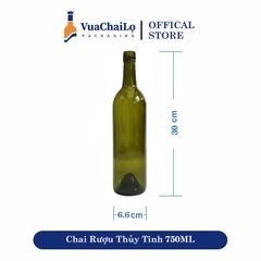Chai Rượu Thủy Tinh 750 ML