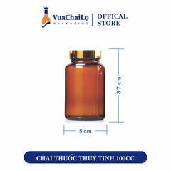 Chai Thuốc Thủy Tinh 100CC