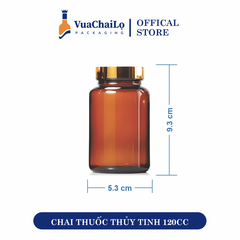 Chai Thuốc Thủy Tinh 120CC