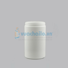 Hũ Nhựa HDPE Trắng 1000ml