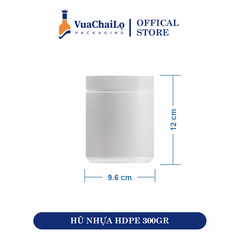Hũ Nhựa HDPE 300 gam