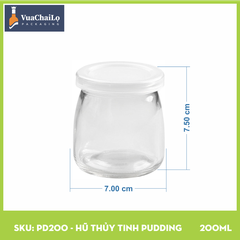 Hũ Thủy Tinh Pudding 200ml