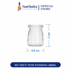 Hũ Thủy Tinh Pudding 100ml