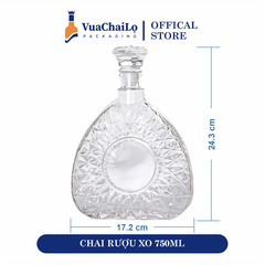 Chai rượu XO 750ML