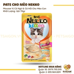 Pate Cho Mèo Nekko Gói 70G