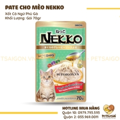 Pate Cho Mèo Nekko Gói 70G