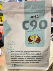 Hạt Mèo Nhân Thịt C90 cho mèo mọi lứa tuổi Pet Q - 1KG