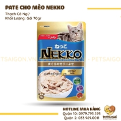 Pate Cho Mèo Nekko Gói 70G