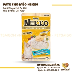 Pate Cho Mèo Nekko Gói 70G