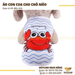 Áo Con Cua Cho Chó Mèo