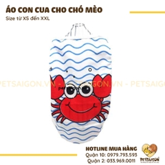 Áo Con Cua Cho Chó Mèo
