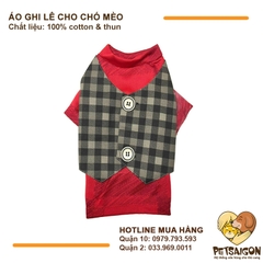 Áo Cho Chó Mèo Kiểu Ghi Lê